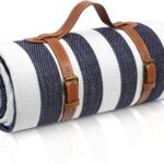 80??x 80?? Picnic Blanket Extra Large, Waterproof and Foldable Beach Blanket, 3-Layer Outdoor Blanket for 6 to 8 Adults, for Camping, Park, Beach, Grass, Indoors??